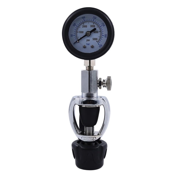 Greeniant Scuba Diving Pressure Gauge 350 Tester Bar Air Pressure Tank Checker Type2 NO2