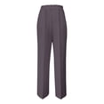 thumbnail image 6 of Inglocry Dress Pants Women 2026 Fashion High Waist Straight Leg Office Work Slacks Business Casual Trousers with Pockets Purple M, 6 of 7