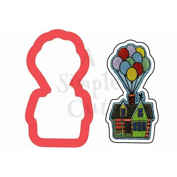 Balloon House Cookie Cutter
