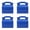 Dark Blue (Pack of 30), variant on 30-pack Hot-pink Party Favor Boxes Candy Gable Paper Gift With Handles. For Bright Pink Theme Birthday Shower Decoration Supplies.