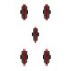 thumbnail image 2 of Soidarity Luces traseras de bicicleta LED USB Bicicleta Camping Lámpara trasera Accesorios de supervivencia Rojo 5Conjunto, 2 of 6