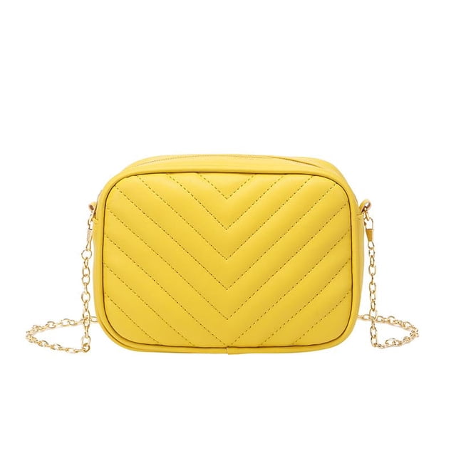Bolso Bandolera Pequeño y Moderno Amarillo