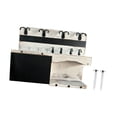 thumbnail image 4 of DOLITY Key and Mail Holder Saving Space Wall Mounted for Farmhouse Entryway Kitchen White, 4 of 9