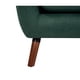 thumbnail image 2 of Sillón San Blas pata nogal - Verde Gaia Herbs Contemporáneo, 2 of 6