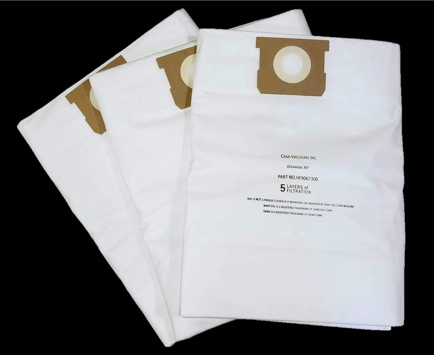 Casa Vacuums RIDGID Compatible 23738 VF3501 Dust Bags - Thumbnail 2