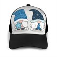 thumbnail image 3 of Yiaed Snow Gnome for Winter Print Baseball Cap Dad Hat Polo Style Plain Blank Adjustable Size, 3 of 5