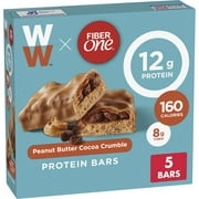 Fiber One Weight Watchers Chewy Protein Bars, Fudge Chocolate Cookie, 5 ct
