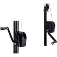 thumbnail image 5 of EQCOTWEA Manual Square Tube Double Stage Bracket Lighting Crank Stand 4M for Lighting Audio DJ Stage Mounting, 5 of 7