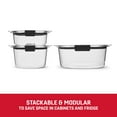 thumbnail image 4 of Contenedores de almacenamiento de alimentos Rubbermaid Brilliance®, juego de 6 piezas, 4 of 6