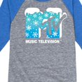 thumbnail image 3 of MTV - MTV Snowflakes - Toddler & Youth Raglan Graphic T-Shirt, 3 of 4