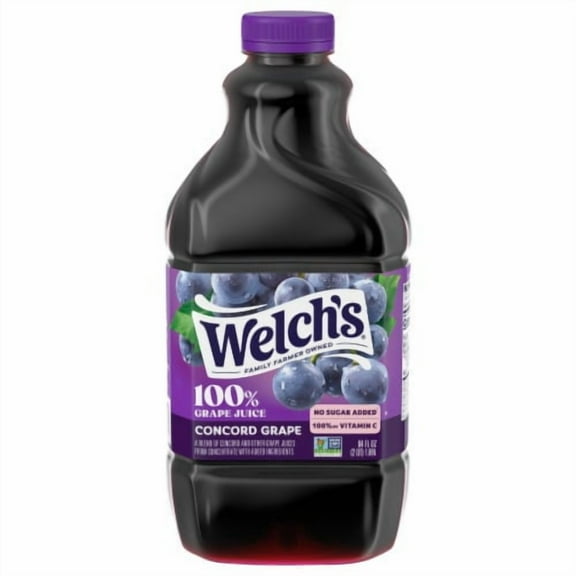 2X-Welch's 100% Concord Grape Juice - 64 fl oz