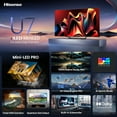 thumbnail image 3 of Hisense 55-Inch Class U7 Series Mini-LED Pro ULED 4K UHD Google Smart TV (55U7N) - QLED Quantum Dot Color, Dolby Vision, Native 144Hz, Up to 1500-Nit, Full Array Local Dimming, Motion Rate 480, 3 of 25