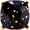 Black Glitter, variant on Humble Chic Gold Square Earrings for Women - Sparkly Glitter Leverback Dangles