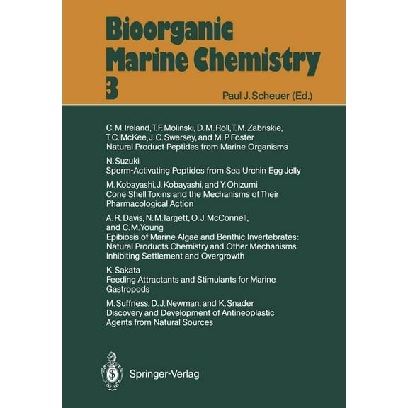 Bioorganic Marine Chemistry Bioorganic Marine Chemistry, Book 3, (Paperback)