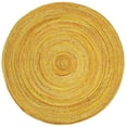 thumbnail image 2 of SAFAVIEH Braided Calvin Transitional Cotton Reversible Area Rug, Gold, 6' x 6' Round, 2 of 11