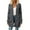 Gray, variant on Fashionable Women's Knitted Cable Cardigan Sweater Mid-Length Twisted Rope Cardigan Coat for Fall and Winter, Cozy and Warm, Winter Clothes for Women,Beige,M