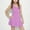 Purple, variant on JUSLIO Dresses for Girls Tennis Dresses Solid Crew Neck Sleeveless Casual Dress Size 4-5Y