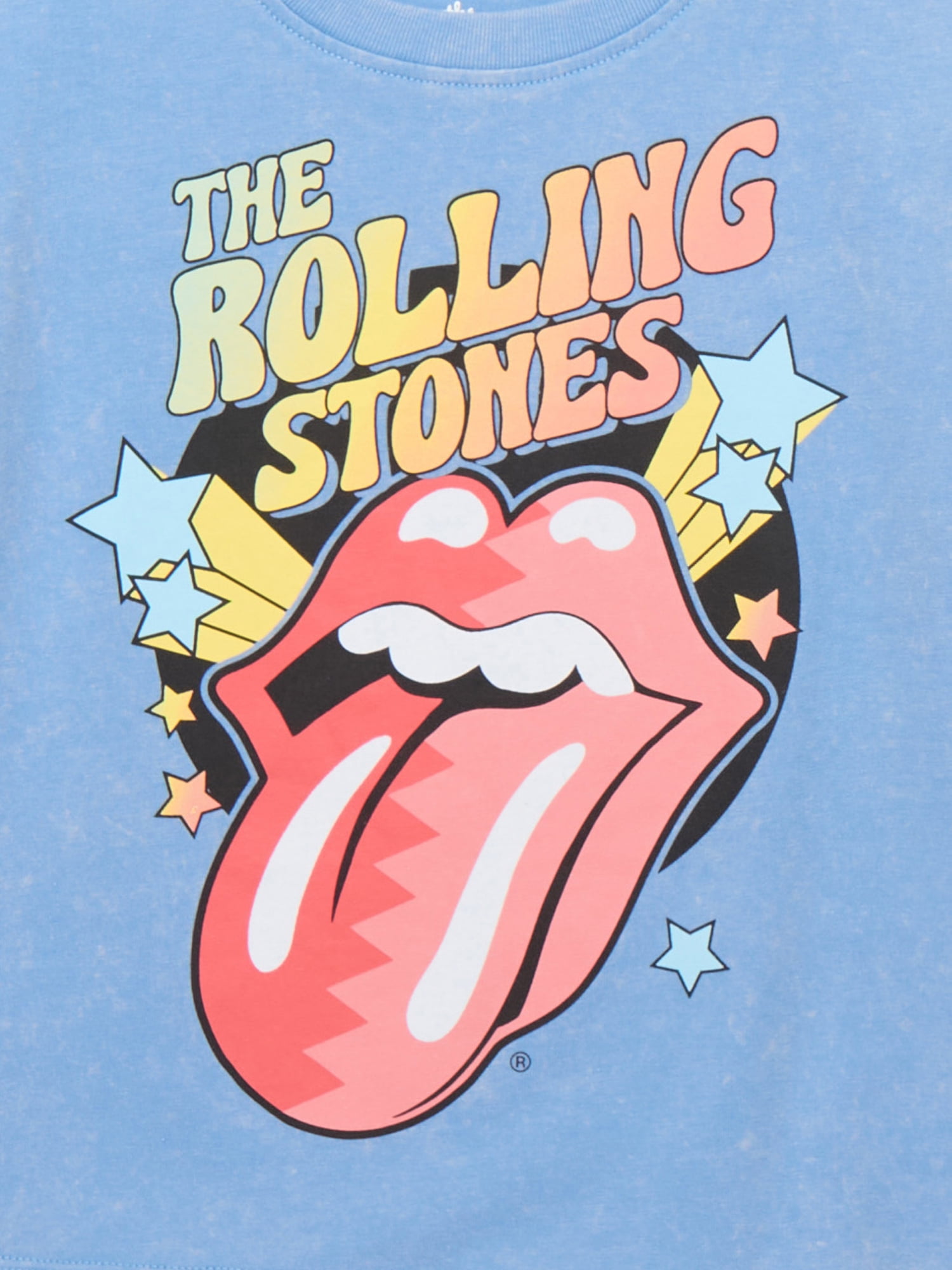 The Rolling Stones Toddler Graphic Crewneck Tee with Short Sleeves, Sizes 12M-5T