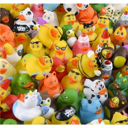 100 PCS RUBBER DUCK ASSORTMENT, 1 Piece - Walmart.com