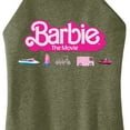 thumbnail image 3 of Barbie the Movie - Barbie Transportaion Vehicles - Juniors High Neck Tank Top, 3 of 5