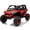 Red, variant on Zukpow 4WD 24 Volt Ride on Toys for Kids w/ Remote Control, 2 Seater Power Car Wheels with Bluetooth Music, Storage for Gift, Pink