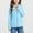 Blue, variant on Girls Zip Up Fleece Hoodie Jacket Cute Trendy Full-Zip Sweatshirt Outwear Warm Winter Coat with Pockets 5-14 Years