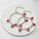thumbnail image 5 of Pulsera de tobillera de mariposa de cadena de pedrería, tobillera de mariposa de cristal, tobillera de cadena de pie, joyería de tobillera de pedrería, 5 of 6