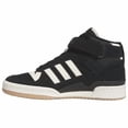 thumbnail image 3 of Adi - das Originals Forum Mid Men's Sneakers Comfort Casual Shoes Premium Black 9.5, 3 of 6