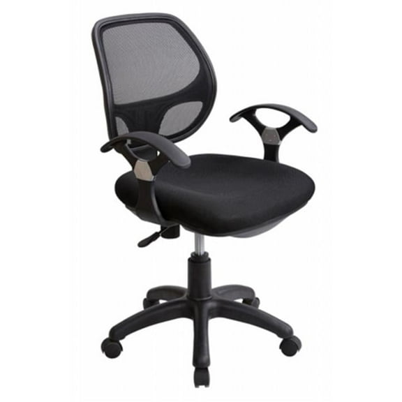Mid-Back Mesh Task Chair - Black