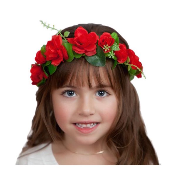 Red Rose Flower Oktoberfest Garlands