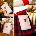 thumbnail image 4 of CAROOTU Touchable Mobile Phone Bag Multifunctional PU Wallet Cross Body Handbag with Detachable Strap for, 4 of 7