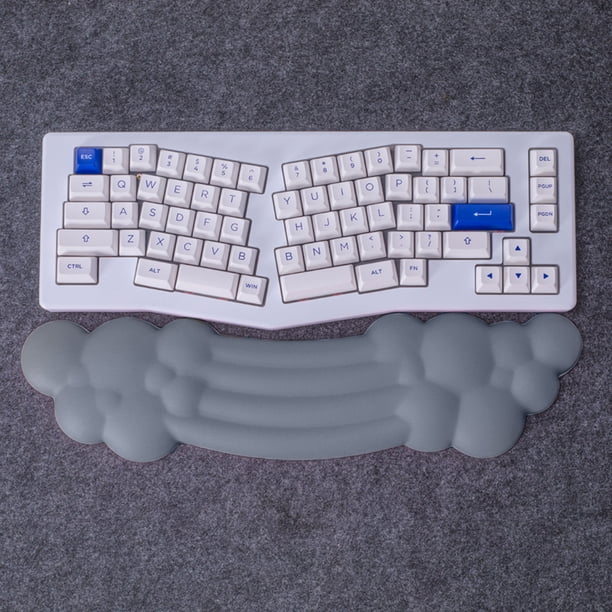 Reposamuñecas Ergonómico En Forma De Nube - Suave, Antideslizante, Para Teclado Y Ratón