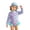 Z13-Purple, variant on LRen Girls Bathing Suits Size 8 Long Sleeve Swimsuits 2 Piece Rash Guard Bathing Suits Upf 50 Uv Loose Fit Round Neck Beach Rash Guard Swimwear Toddler Girls Swimsuit