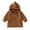 Brown, variant on Vedolay Toddler Girl's Winter Jacket Lapel Button Down Sherpa Warm Outerwear,Green 3-4 Years