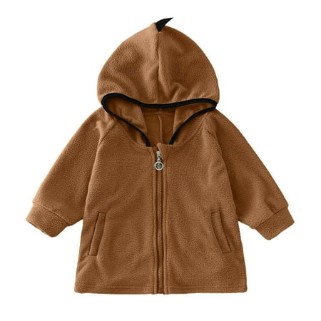 

New Children Baby Jackets Coat Toddler Boys Girls Winter Windproof Cartoon Dinosaur Coat Jacket Kids Warm Outerwear Jacket