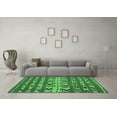 thumbnail image 3 of Ahgly Company Indoor Rectangle Oriental Emerald Green Traditional Area Rugs, 5' x 7', 3 of 4