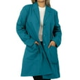 thumbnail image 4 of Panda Uniform by HeedFit 36" Notch Collar Women’s Lab Coat – 2XL Teal, 4 of 7