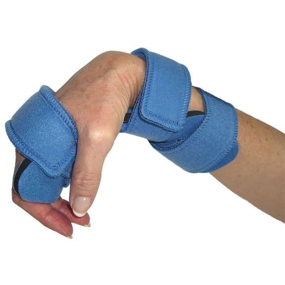 Comfy Splints™ Comfyprene™ Cock-Up Hand Splint, Pediatric Small / Light Blue
