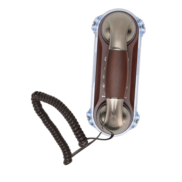 Teléfono Con Cable De Diseño Retro Con Indicador, Teléfono De Escritorio Analógico Clásico, Teléfono Vintage Con Botones Grandes Para Decoración Del Hogar Y La Escuela