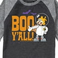 thumbnail image 3 of SpongeBob SquarePants - Sandy Boo Y'all - Toddler And Youth Raglan Graphic T-Shirt, 3 of 5