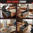 thumbnail image 5 of Stalwart Metal Storage Lock Box with Lock Hasp, 75-005 Silver, 5 of 7