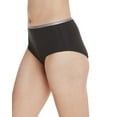 thumbnail image 3 of Hanes Brief Womens 10-Pack Panties Underwear Breathable Cotton Stretch Cool 6-10, 3 of 5