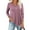 Carbon Pink, variant on Traleubie Plus Size Tunic Tops Long Sleeve Casual Solid Henley V Neck Shirts for Women M-4XL