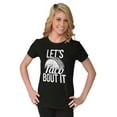 thumbnail image 3 of Lets Taco Bout It Tuesday Funny Food Womens Fitted Plus Size Graphic Tee Brisco Brands 2X, 3 of 5