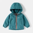 thumbnail image 6 of Edvintorg Boys Rain Jacket Fashion Long Sleeve Zip up Raincoat Lightweight Waterproof Hooded Windbreaker Wqith Pocket Size 2-12, 6 of 9