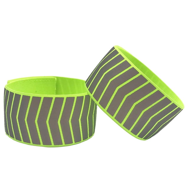 Brazaletes reflectantes Cola Cinta reflectora ajustable para corredores