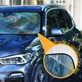 thumbnail image 4 of Foldable Car Windshield Sunshade UV Sun Visor Protector Blocks UV Rays Keeps Vehicle Cool 53x23.5 Inch Cute Little Raccoon Skiing, 4 of 8