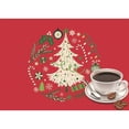 thumbnail image 2 of Cinco tapetes de cena tejidos de PVC para Navidad, aislamiento de mesa, tapete para taza de té, gran oferta, tapete anti-escaldado 30 * 45 cm, 2 of 5