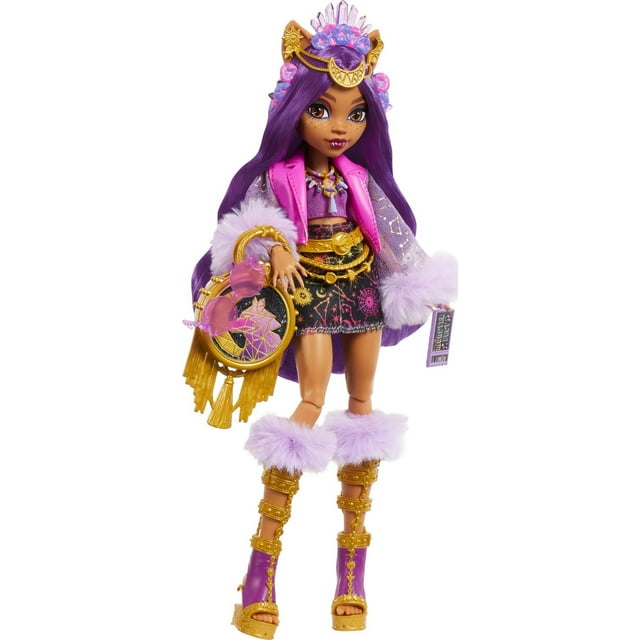 Monster High-Poupée Clawdeen Wolf avec tenue pour le Monster Fest