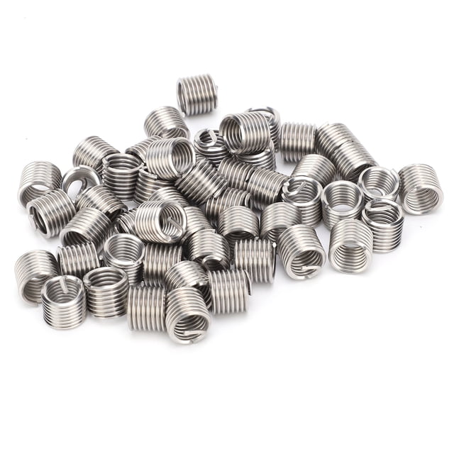 Thread Repair Insert Kit, Reducer Nut Wire Thread Inserts Rivet Nut Kit Wire Thread Insert Repair Nut Kit For Automobiles For Mechanical Equipment For Aviation 1D,1.5D,2D,2.5D,3D